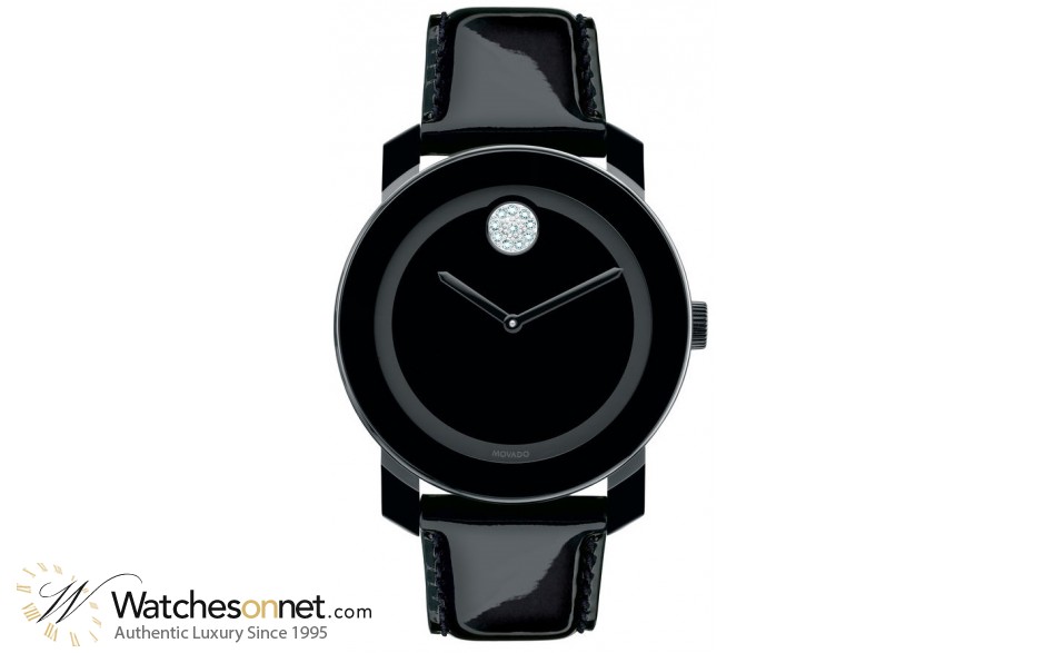 Movado Bold  Quartz Women's Watch, Stainless Steel & TR90 Composite, Black Dial, 3600353