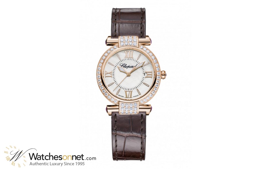 Chopard Imperiale  Quartz Women's Watch, 18K Rose Gold, Mother Of Pearl Dial, 384238-5003