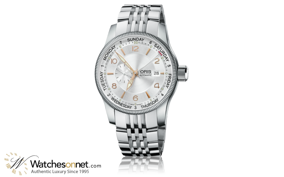 Oris BC4  Automatic Men's Watch, Stainless Steel, Silver Dial, 645-7629-4061-07-8-22-76