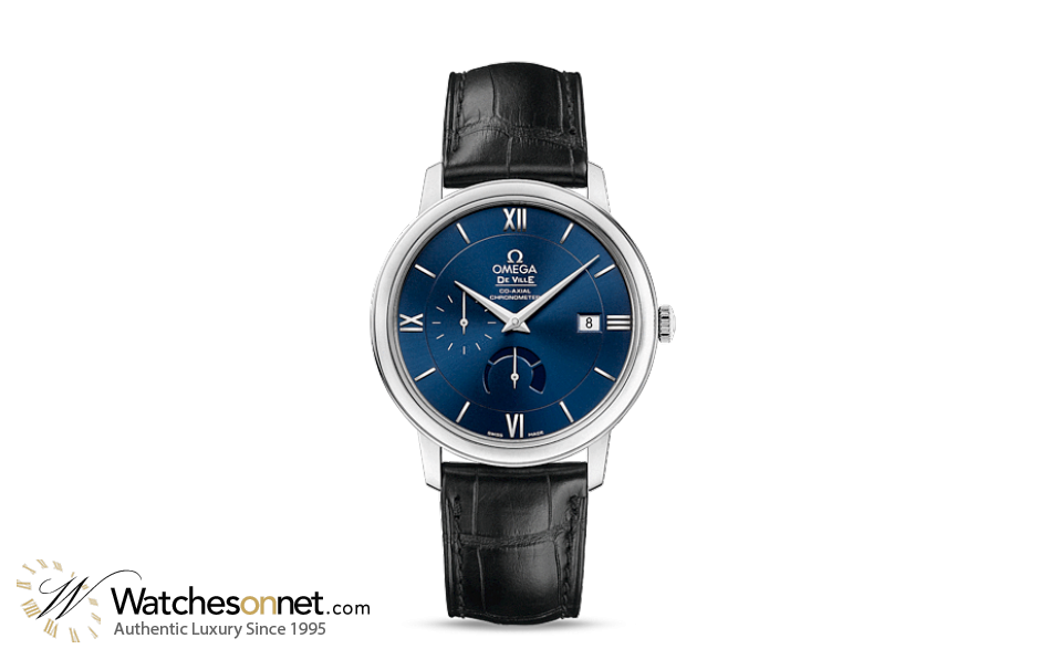 Omega De Ville  Automatic Men's Watch, Stainless Steel, Blue Dial, 424.13.40.21.03.001