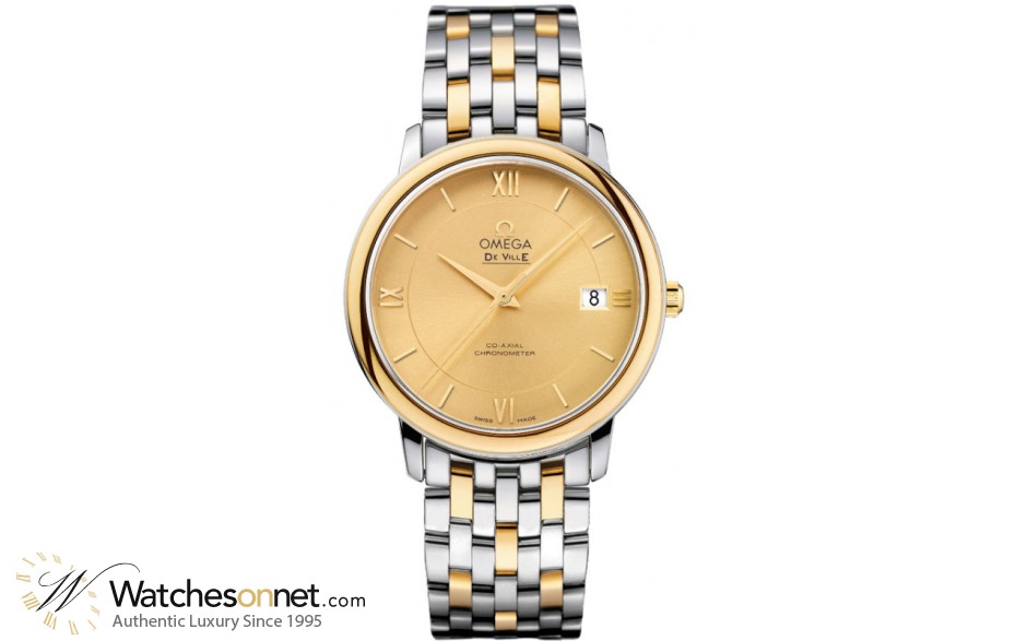 Omega De Ville  Automatic Men's Watch, Stainless Steel, Champagne Dial, 424.20.37.20.08.001