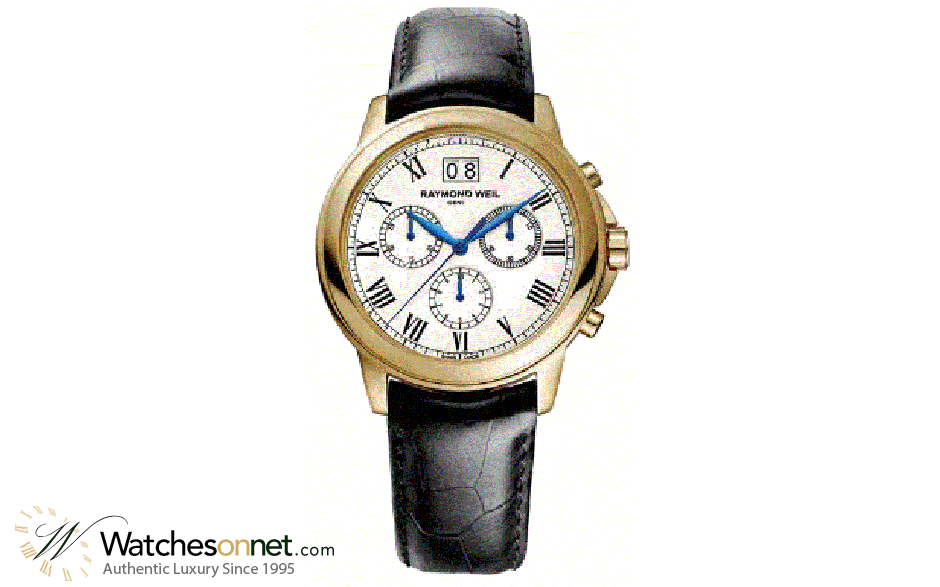 Raymond Weil Tradition  Quartz Men's Watch, Stainless Steel, Beige Dial, 4476-PC-00800