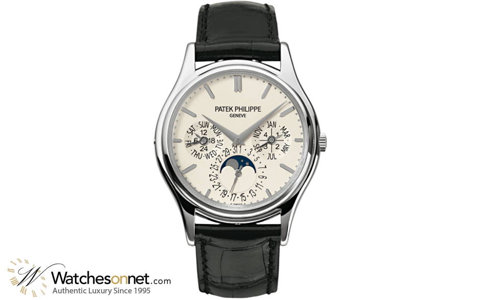 Patek Philippe Grand Complications  Automatic Men's Watch, 18K White Gold, White Dial, 5140G-001