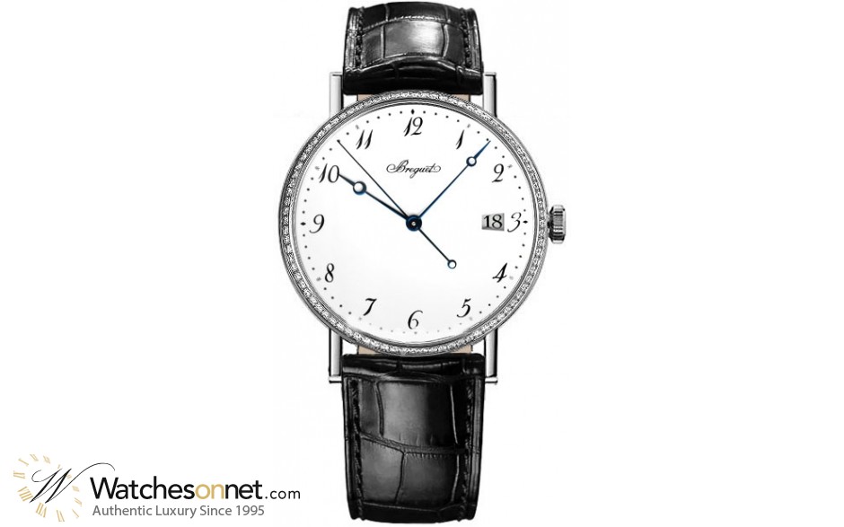 Breguet Classique  Automatic Men's Watch, 18K White Gold, White Dial, 5178BB/29/9V6.D000