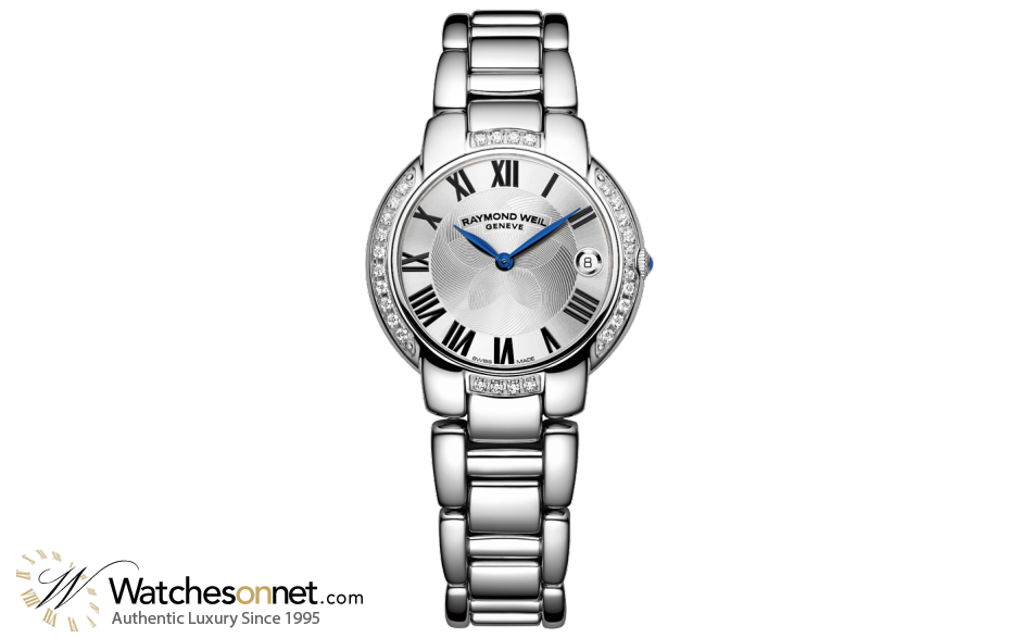 Raymond Weil Jasmine  Quartz Women's Watch, Stainless Steel, Silver Dial, 5235-STS-01659