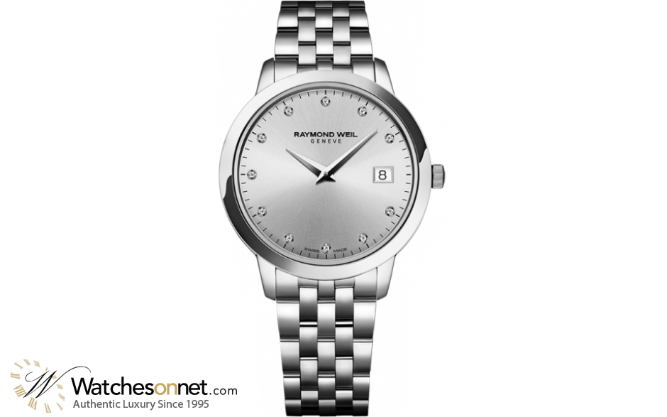 Raymond Weil Toccata  Quartz Women's Watch, Stainless Steel, Silver Dial, 5388-ST-65081