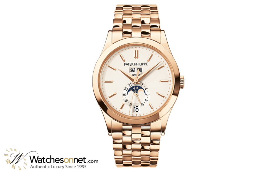 Patek Philippe Complications  Automatic With Power Reserve Men's Watch, 18K Rose Gold, Cream Dial, 5396/1R-010