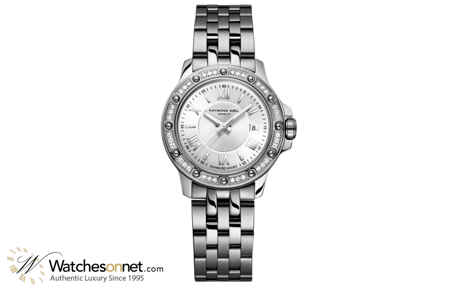 Raymond Weil Tango  Quartz Women's Watch, Stainless Steel, Silver Dial, 5399-STS-00657