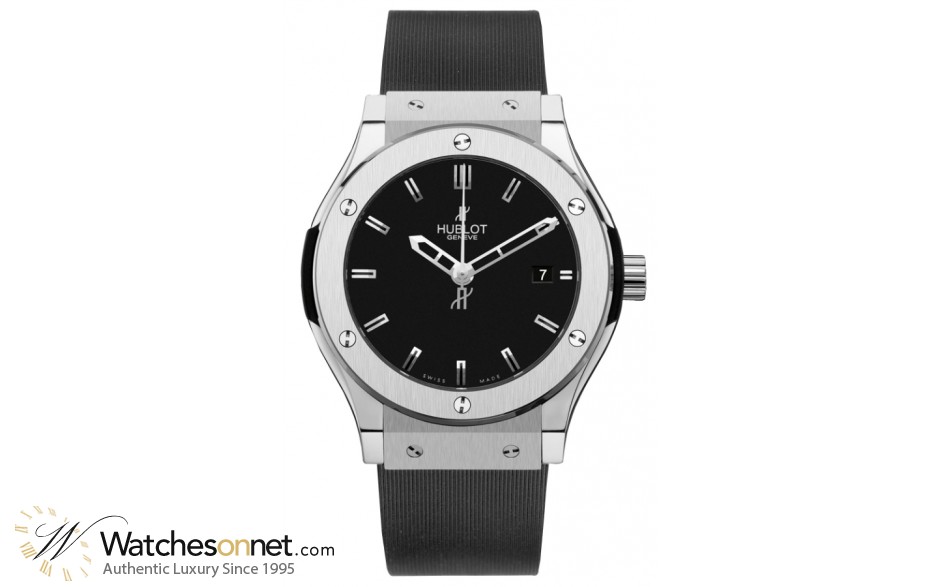 Hublot Classic Fusion 42MM  Automatic Certified Men's Watch, Zirconium, Black Dial, 542.ZX.1170.LR