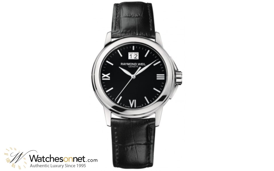 Raymond Weil Tradition  Quartz Men's Watch, Stainless Steel, Black Dial, 5476-ST-00207