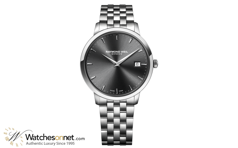Raymond Weil Toccata  Quartz Men's Watch, Stainless Steel, Grey Dial, 5588-ST-60001