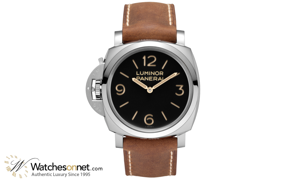 Panerai Luminor 1950  Manual Men's Watch, Stainless Steel, Black Dial, PAM00557