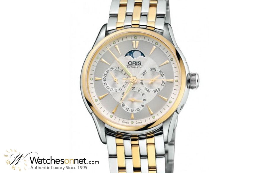 Oris Artelier  Automatic Men's Watch, Stainless Steel, Silver Dial, 581-7592-4351-07-8-21-74