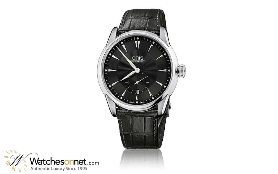 Oris Artelier  Automatic Men's Watch, Stainless Steel, Black Dial, 623-7582-4074-07-5-21-71FC