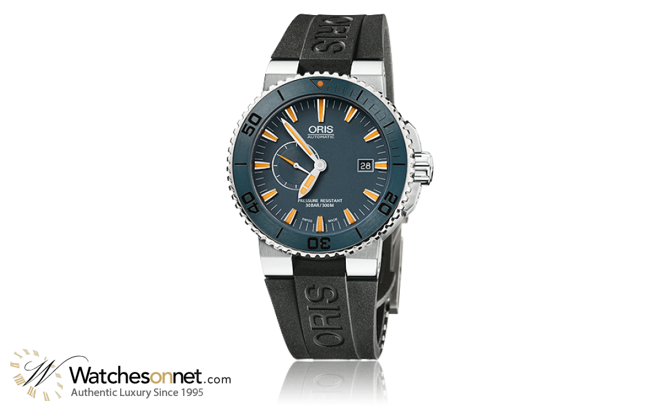Oris   Automatic Men's Watch, Titanium, Blue Dial, 643-7654-7185-Set-RS