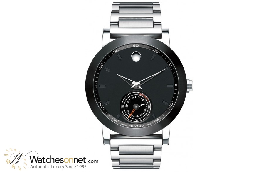 Movado Museum  Quartz Men's Watch, PVD Black Steel, Black Dial, 660001