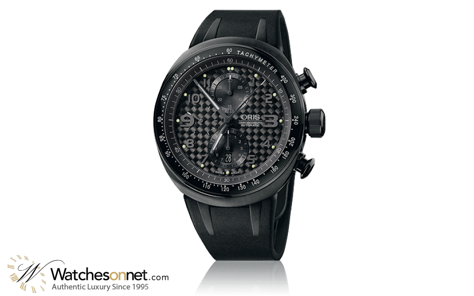 Oris   Chronograph Automatic Men's Watch, Titanium, Black Dial, 674-7611-7764-07-4-28-02B