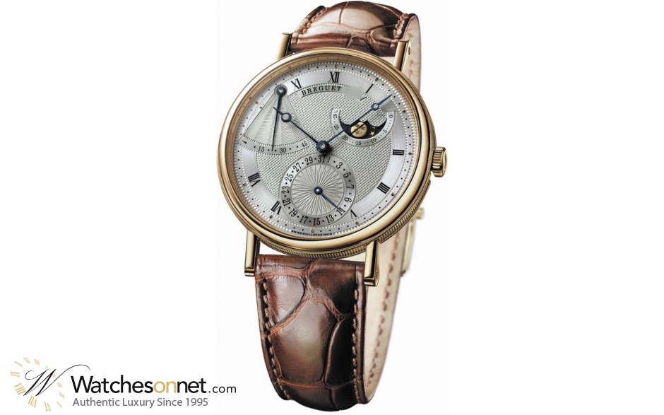 Breguet Classique  Automatic Men's Watch, 18K Yellow Gold, Silver Dial, 7137BA/11/9V6