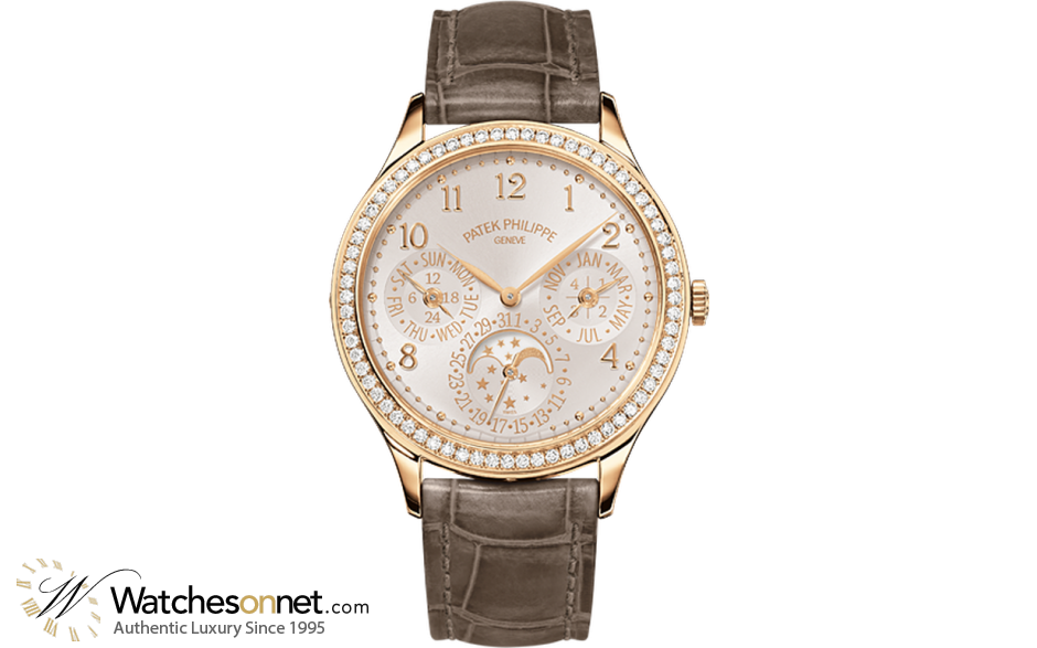 Patek Philippe Grand Complications  Automatic Women's Watch, 18K Rose Gold, Silver Dial, 7140R-001