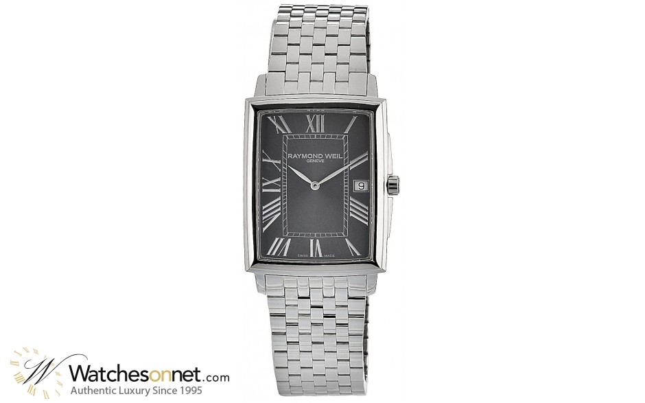 Raymond Weil Maestro  Quartz Men's Watch, Stainless Steel, Grey Dial, 5456-ST-00608