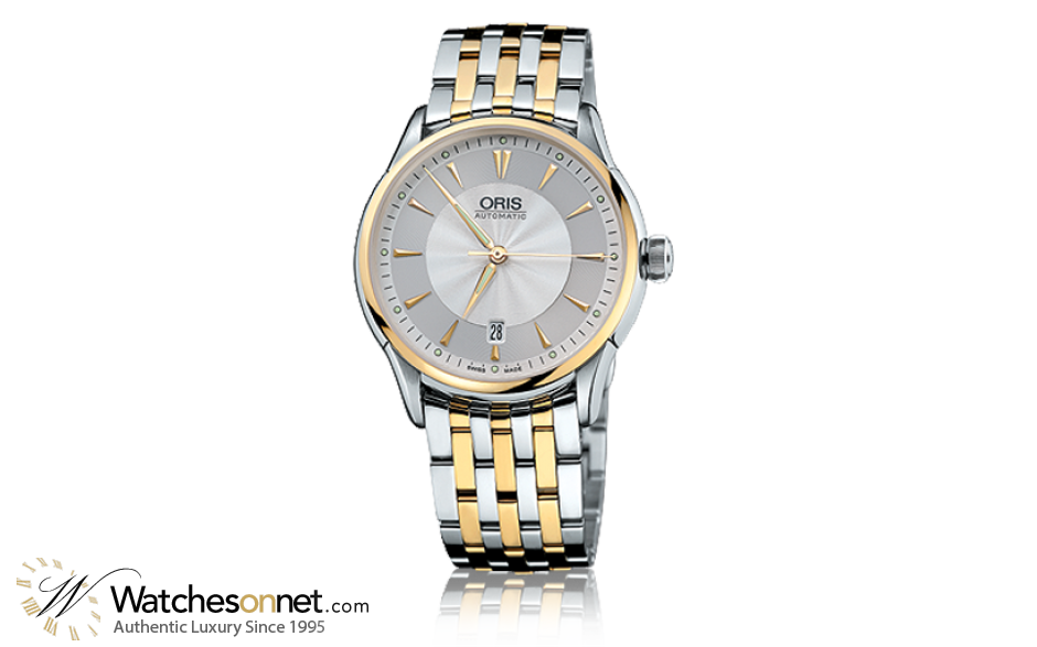 Oris Artelier  Automatic Men's Watch, Stainless Steel, Silver Dial, 733-7591-4351-07-8-21-74