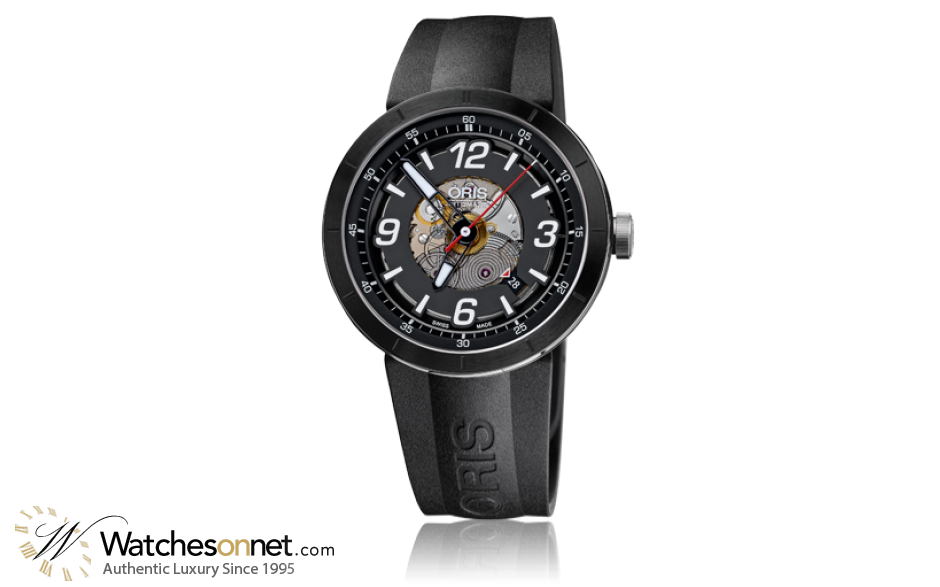 Oris TT1  Automatic Men's Watch, Stainless Steel, Skeleton Dial, 733-7668-4114-07-4-25-06