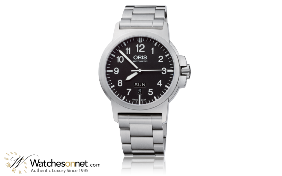 Oris BC3  Automatic Men's Watch, Stainless Steel, Black Dial, 735-7641-4164-07-8-22-03