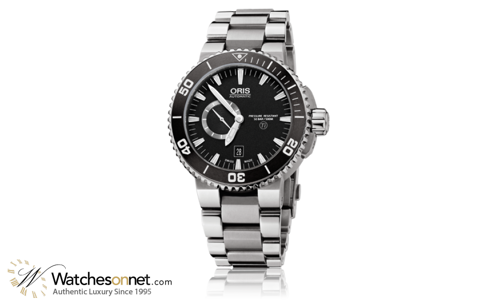 Oris Aquis  Automatic Men's Watch, Titanium, Black Dial, 743-7664-7154-07-8-26-75PEB