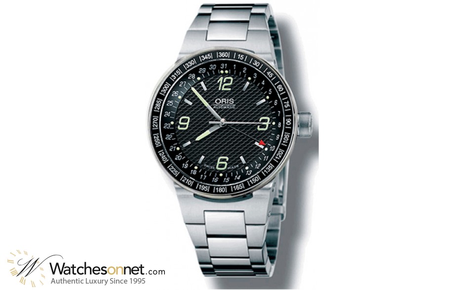 Oris Motor Sport Williams F1 Team  Automatic Men's Watch, Stainless Steel, Black Dial, 754-7585-4164-MB