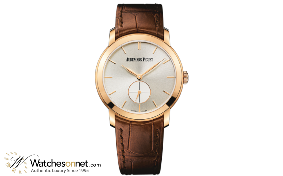 Audemars Piguet Jules Audemars  Mechanical Women's Watch, 18K Rose Gold, Silver Dial, 77238OR.OO.A088CR.01