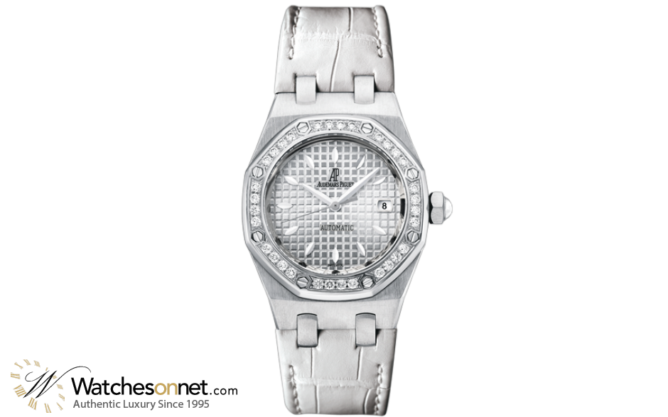 Audemars Piguet Royal Oak  Automatic Women's Watch, Stainless Steel, Silver Dial, 77321ST.ZZ.D012CR.01
