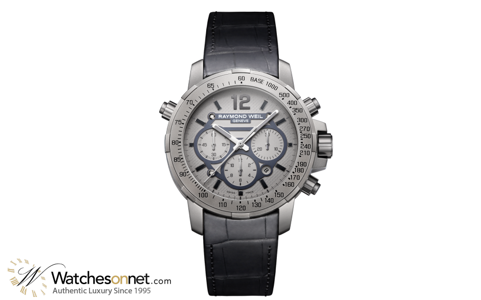 Raymond Weil Nabucco  Chronograph Automatic Men's Watch, Titanium, Grey Dial, 7820-STC-05607