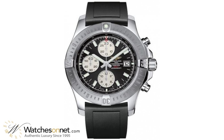 Breitling Colt Chronograph Automatic  Automatic Men's Watch, Stainless Steel, Black Dial, A1338811.BD83.131S
