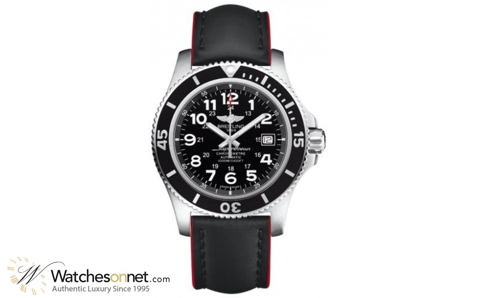 Breitling Superocean II 44  Automatic Men's Watch, Stainless Steel, Black Dial, A17392D7.BD68.228X