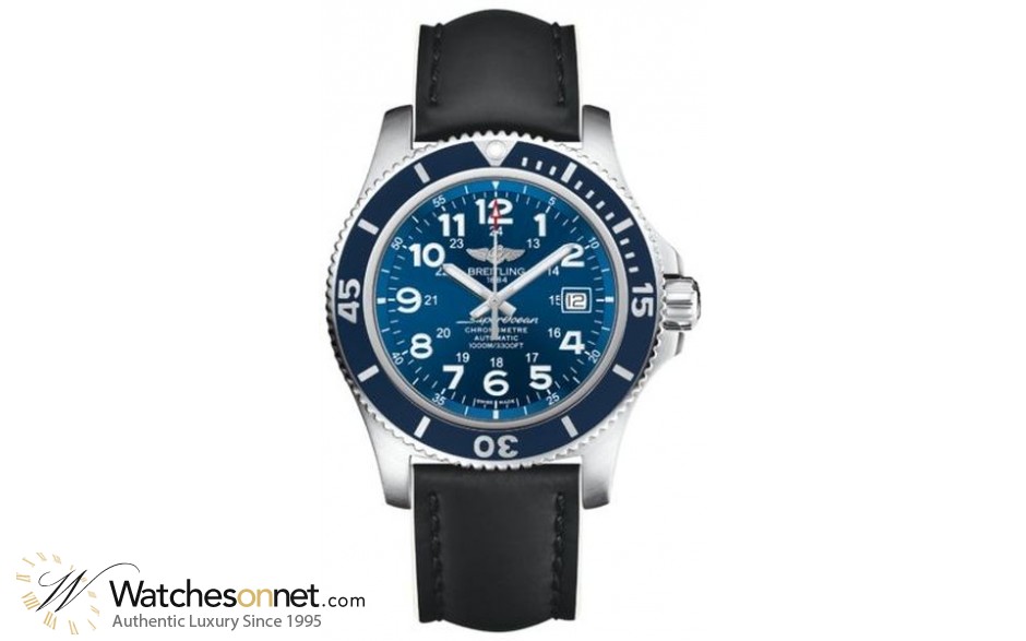 Breitling Superocean II 44  Automatic Men's Watch, Stainless Steel, Blue Dial, A17392D8.C910.226X