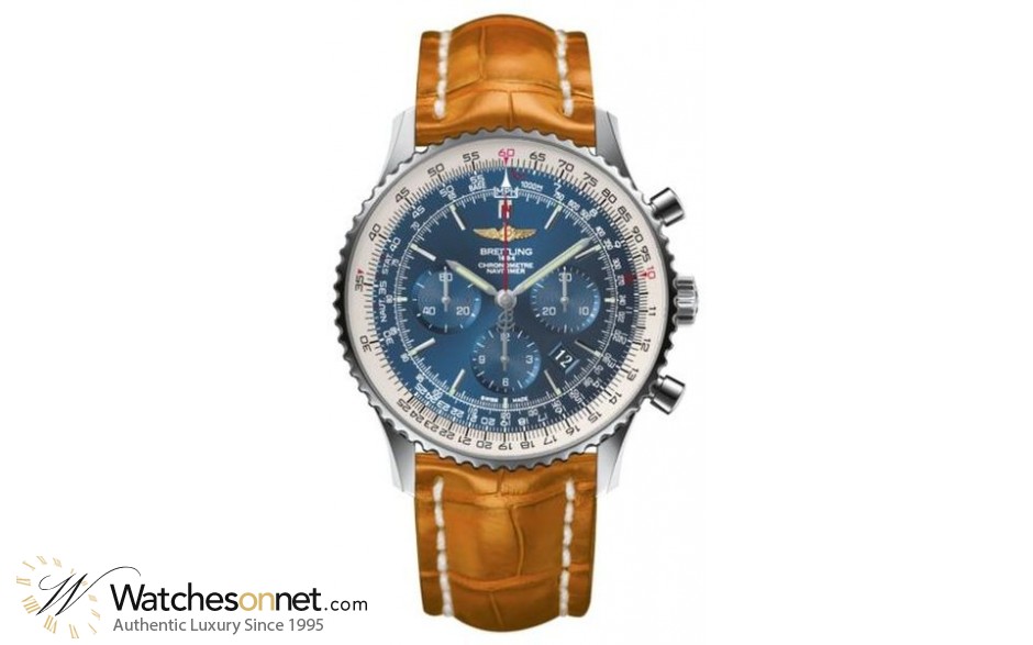 Breitling Navitimer 01  Automatic Men's Watch, Stainless Steel, Blue Dial, AB012721.C889.896P