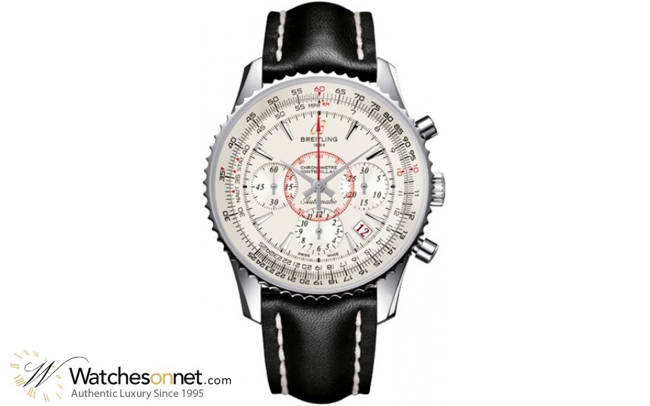 Breitling Montbrillant 01  Automatic Men's Watch, Stainless Steel, Silver Dial, AB013112.G709.428X