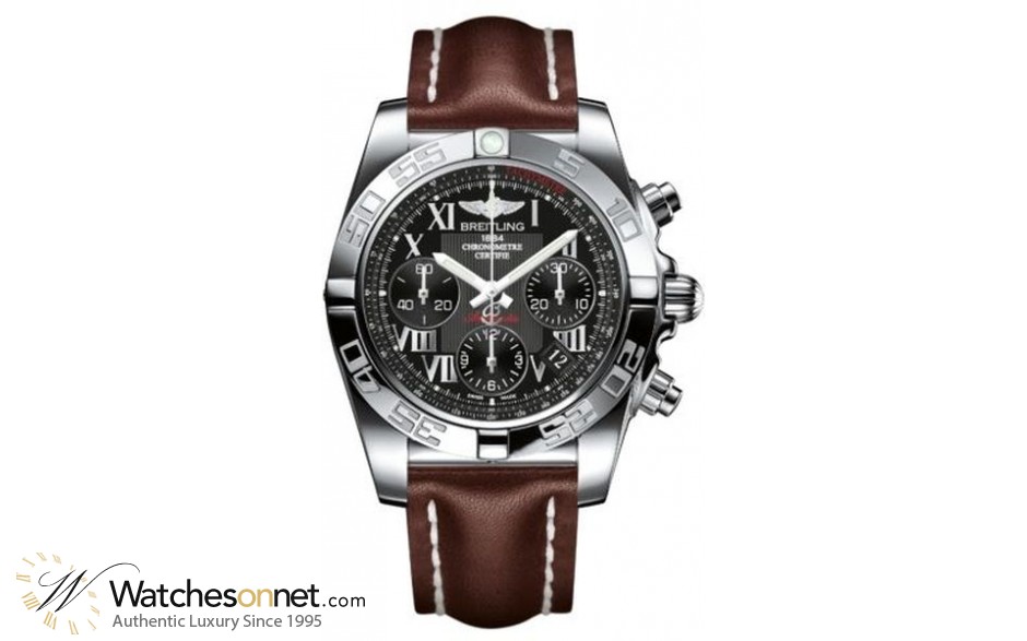 Breitling Chronomat 41  Automatic Men's Watch, Stainless Steel, Black Dial, AB014012.BC04.431X