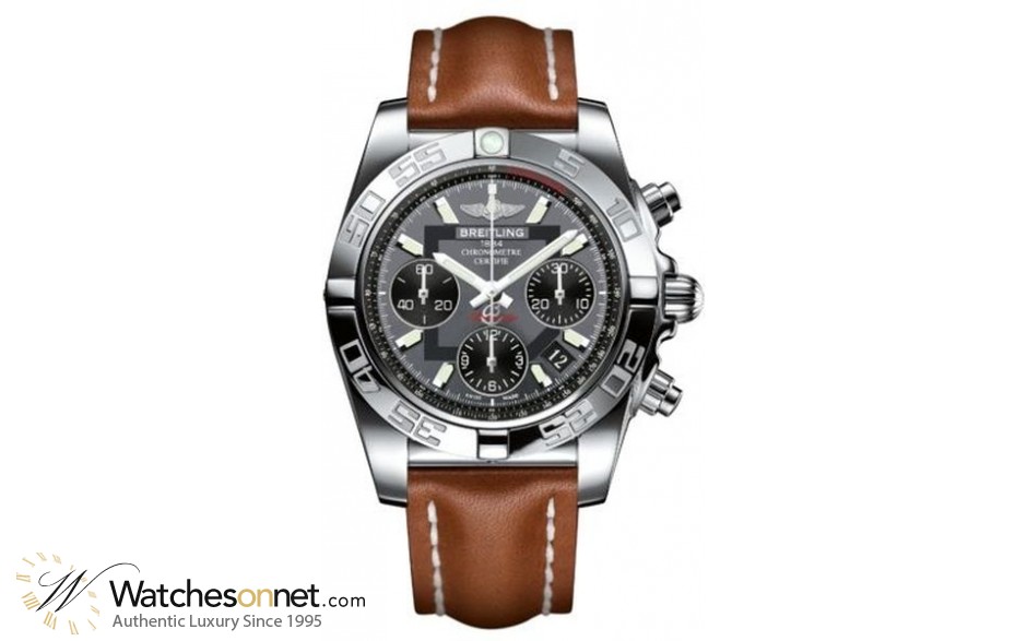 Breitling Chronomat 41  Automatic Men's Watch, Stainless Steel, Gray Dial, AB014012.F554.425X