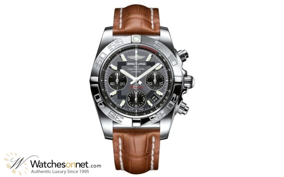 Breitling Chronomat 41  Automatic Men's Watch, Stainless Steel, Gray Dial, AB014012.F554.722P