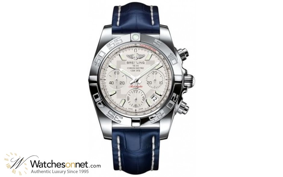 Breitling Chronomat 41  Automatic Men's Watch, Stainless Steel, Silver Dial, AB014012.G711.718P