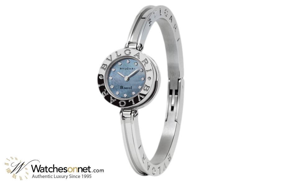 bvlgari b zero1 stainless steel women's quartz watch