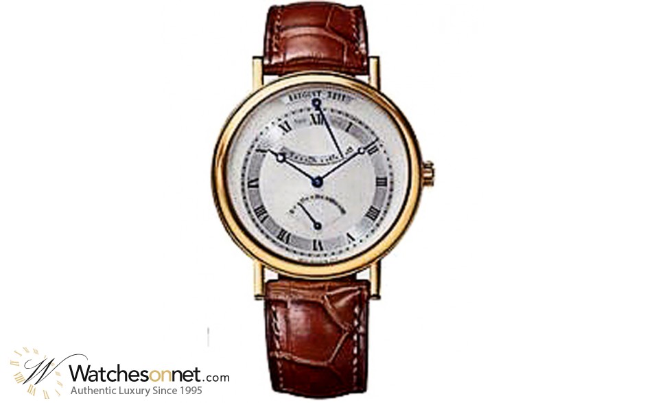 Breguet Classique  Automatic Men's Watch, 18K Yellow Gold, Silver Dial, 5207BA/12/9V6