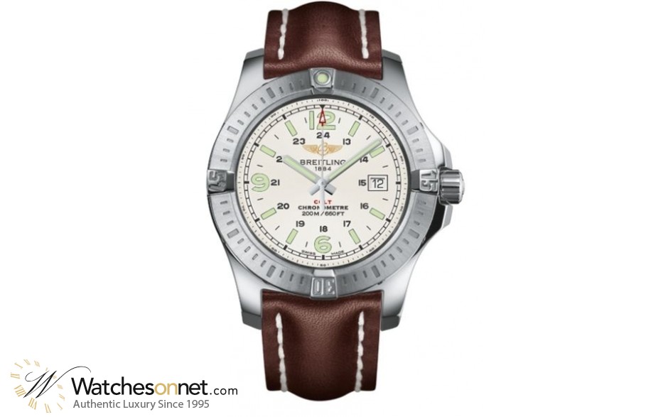 Breitling Colt  Super-Quartz Men's Watch, Stainless Steel, Silver Dial, A7438811.G792.437X