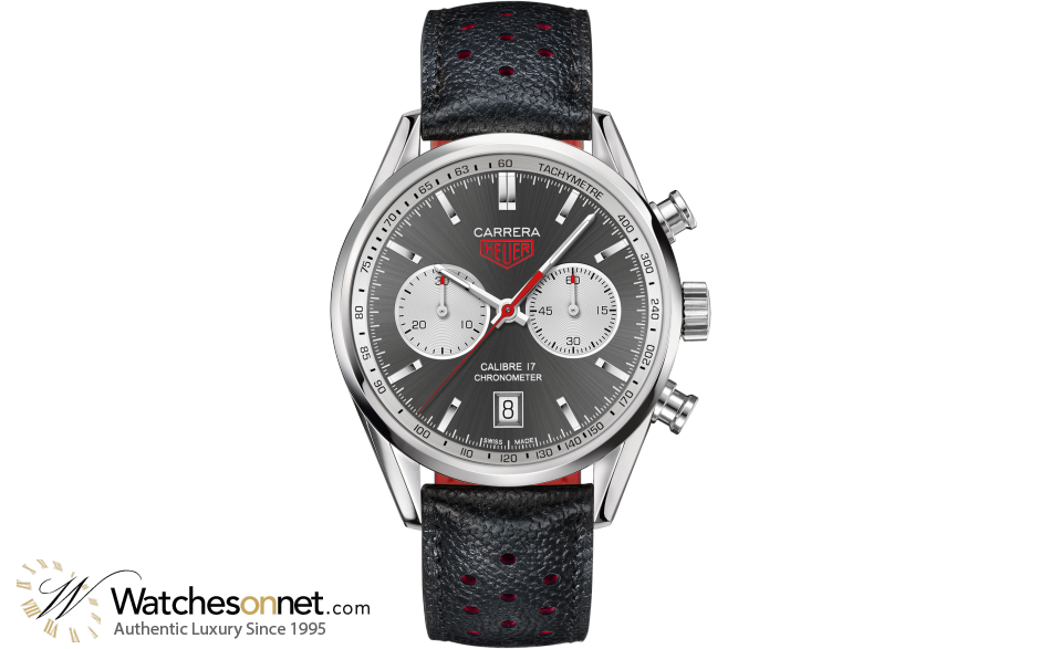 Tag Heuer Carrera  Chronograph Automatic Men's Watch, Stainless Steel, Anthracite Dial, CV5110.FC6310