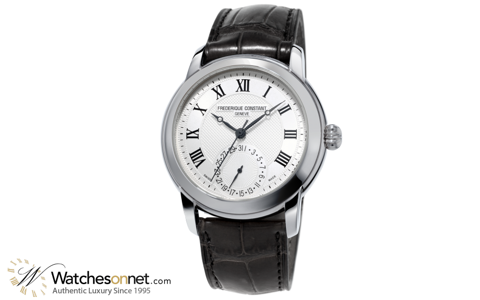 Frederique Constant Slimline  Automatic Men's Watch, Stainless Steel, Silver Dial, FC-710MC4H6