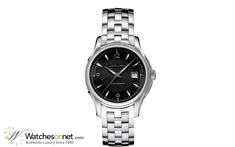 Hamilton Jazzmaster  Automatic Men's Watch, Stainless Steel, Black Dial, H32515135