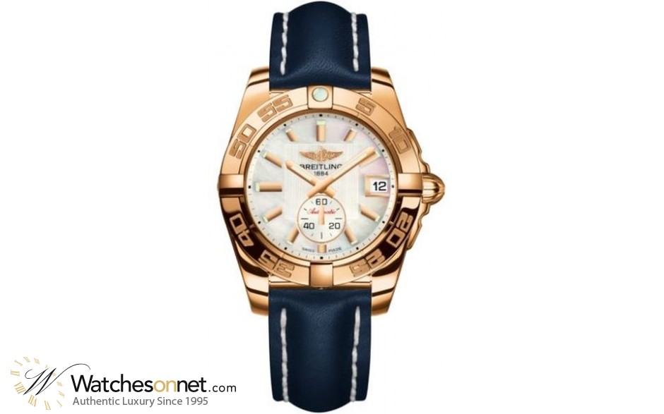 Breitling Galactic 36 Automatic  Automatic Unisex Watch, 18K Rose Gold, Mother Of Pearl Dial, H3733012.A724.194X