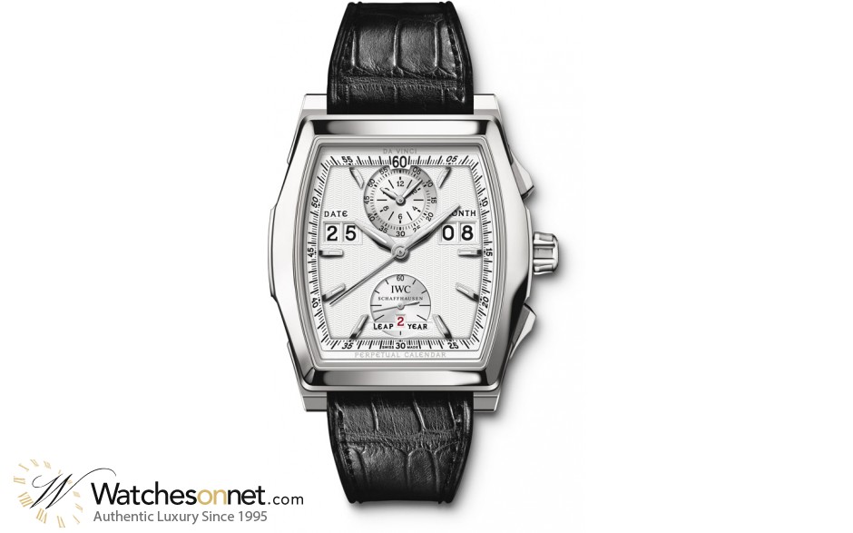 IWC Da Vinci  Automatic Men's Watch, 18K White Gold, White Dial, IW376101