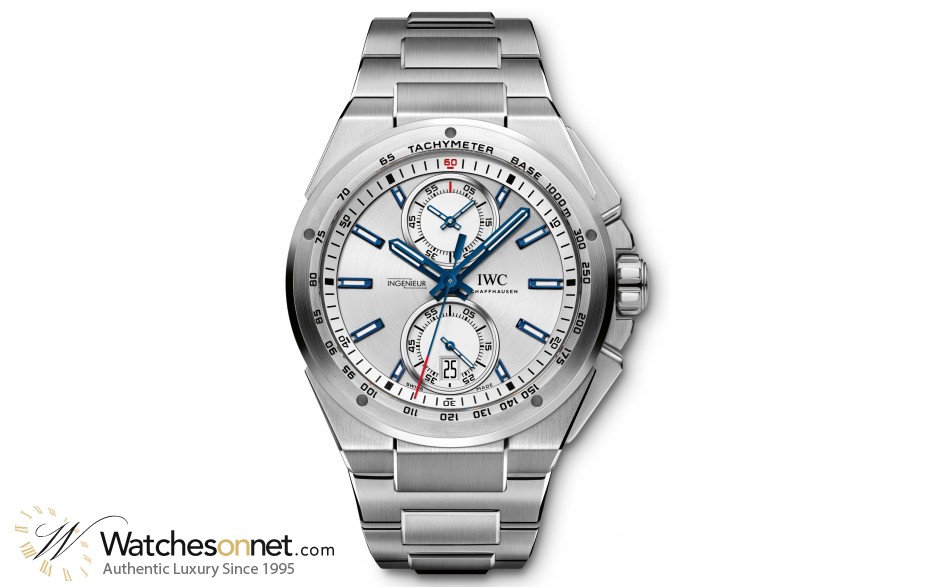 IWC Ingenieur  Chronograph Automatic Men's Watch, Stainless Steel, Silver Dial, IW378510